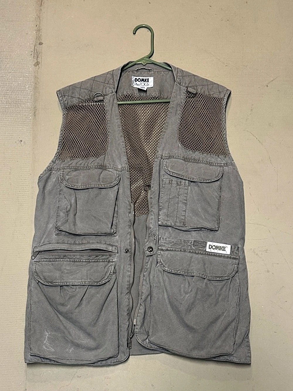 Domke Photogs Vest Men's Gray Utility Photo Vest Size Large